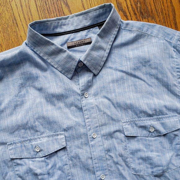 EUC Light Blue Short Sleeve Button Up - Picture 2 of 4